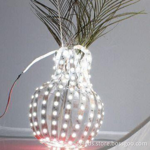 5050 Cool White Flexible LED Strip with 12/24V DC Input Voltages, Suitable for Coves Lighting